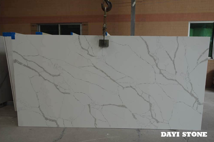 Calacatta Classic Quartz Stone Slab - Dayi Stone